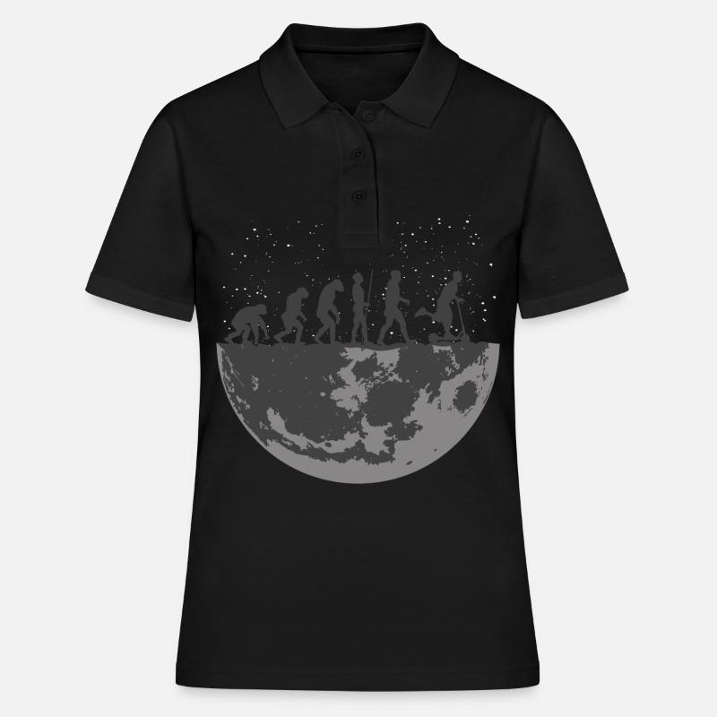 Pedal Scooter E-Scooter Scooter Électrique Evolution Moon - Polo Femme - noir