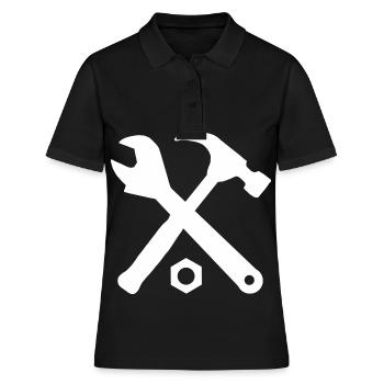 Clé artisanat outil artisanat - Polo Femme - noir - Devant - Ailine (174cm)
