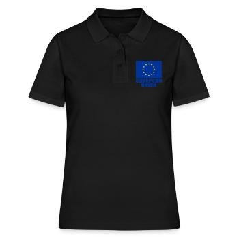 Union européenne - Polo Femme - noir - Devant - Ailine (174cm)