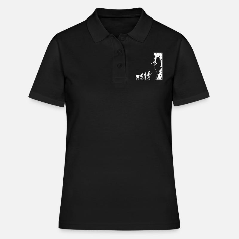 Kletterer Evolution Bouldering Climber - Women's Polo Shirt - black