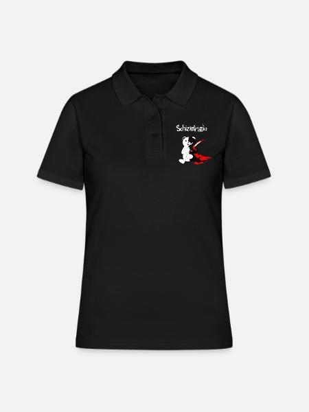 schizophrénie - Polo Femme - noir