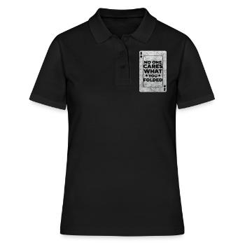Jeu de cartes Card Hold’em All In - Polo Femme - noir - Devant - Ailine (174cm)