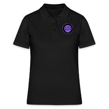 Internet - Computer Science - Women's Polo Shirt - black - Front - Ailine (174cm)