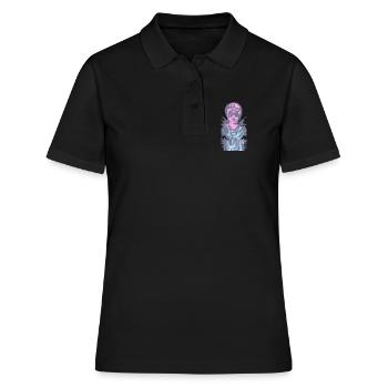 motarde - Polo Femme - noir - Devant - Ailine (174cm)