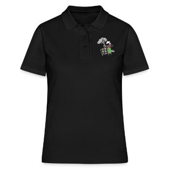 Flying surprise freedom in the chair! - Women's Polo Shirt - black - Front - Ailine (174cm)