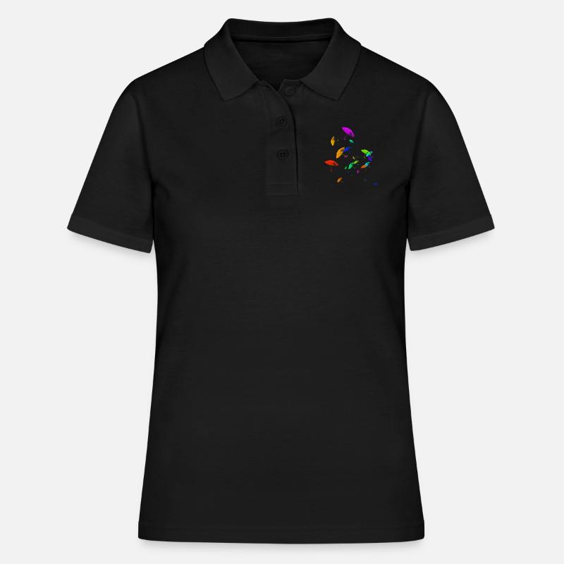 Umbrellas - Women's Polo Shirt - black
