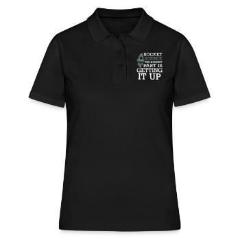 Rocket Science - Frauen Polo Shirt - Schwarz - Vorne - Ailine (174cm)