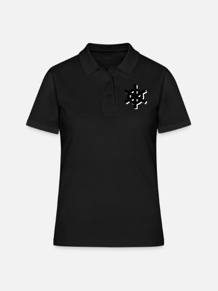Domaines pirates - Polo Femme - noir