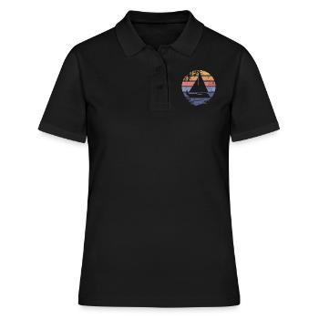 voilier voilier voilier voilier voilier voilier - Polo Femme - noir - Devant - Ailine (174cm)
