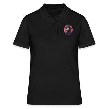 Pestdoktor Doktor Arzt - Frauen Polo Shirt - Schwarz - Vorne - Ailine (174cm)