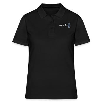 Battement de cœur de la console Console HeartBeat - Polo Femme - noir - Devant - Ailine (174cm)