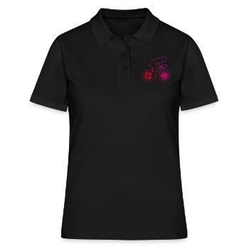 Vélo de route pour hommes Vélo de route Vélo de route Vélo de route - Polo Femme - noir - Devant - Ailine (174cm)