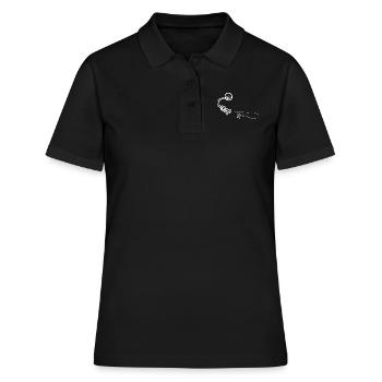 divine motorcycle - Women's Polo Shirt - black - Front - Ailine (174cm)