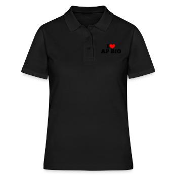 AP Biology Funny High School AP Class Survivor - Women's Polo Shirt - black - Front - Ailine (174cm)