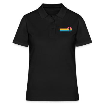 Surfeuse Surfeuse - Polo Femme - noir - Devant - Ailine (174cm)