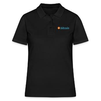 Bitcoin (Bitcoin) - Frauen Polo Shirt - Schwarz - Vorne - Ailine (174cm)