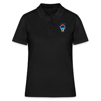 Portail de l’espace - Polo Femme - noir - Devant - Ailine (174cm)