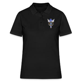 JusticePolice Policier - Polo Femme - noir - Devant - Ailine (174cm)