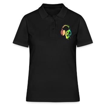 Musique d'amour - Polo Femme - noir - Devant - Ailine (174cm)