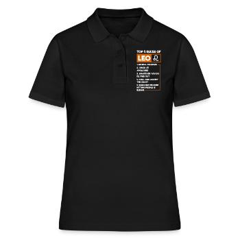 Signe du zodiaque Juillet Superstition - Polo Femme - noir - Devant - Ailine (174cm)