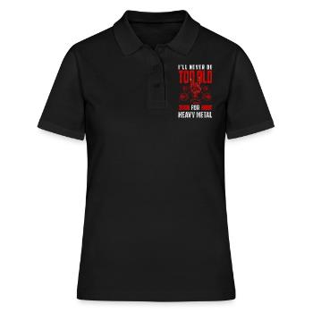 Rock and Roll Hardrock Festival Hardcore - Polo Femme - noir - Devant - Ailine (174cm)