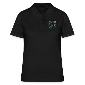 Girls Trip Therapy - Women's Polo Shirt - black - Front - Ailine (174cm)