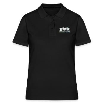 Orthodontist Hygienist Dental - Frauen Polo Shirt - Schwarz - Vorne - Ailine (174cm)