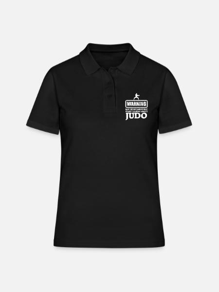 judo - Polo Femme - noir