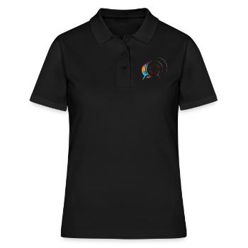 Drum n Bass - Polo Femme - noir - Devant - Ailine (174cm)