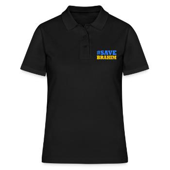 Save brahim - Polo Femme - noir - Devant - Ailine (174cm)