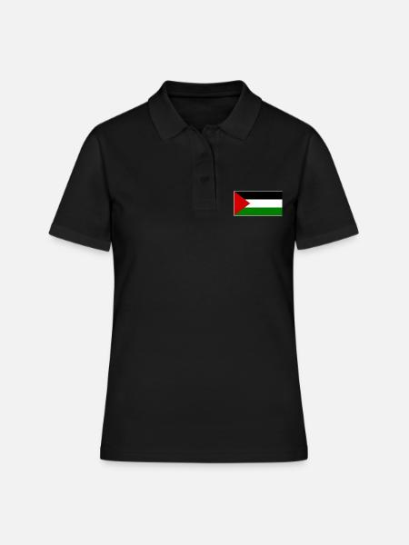Palestine - Polo Femme - noir