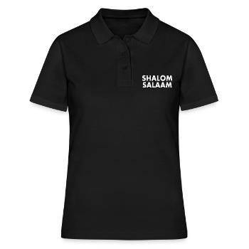 Shalom salaam - Polo Femme - noir - Devant - Ailine (174cm)