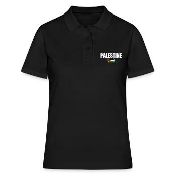 Palestine Palestine - Polo Femme - noir - Devant - Ailine (174cm)