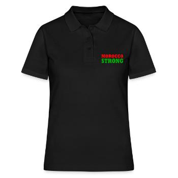 Morocco strong - Polo Femme - noir - Devant - Ailine (174cm)
