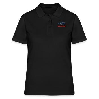 APERO NATIONAL - Polo Femme - noir - Devant - Ailine (174cm)