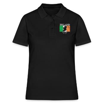 Irlande Galway Europe - Polo Femme - noir - Devant - Ailine (174cm)