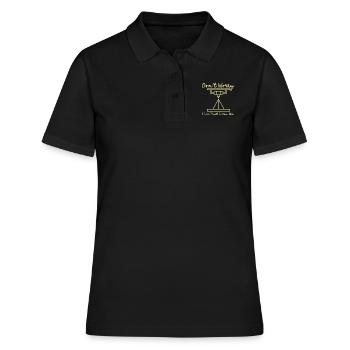 Ich Drucke Es Einfach Neu - 3D Drucker 3D Druck - Frauen Polo Shirt - Schwarz - Vorne - Ailine (174cm)