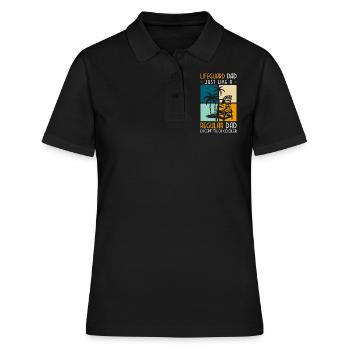 Piscine Piscine extérieure Mer Moniteur de natation - Polo Femme - noir - Devant - Ailine (174cm)