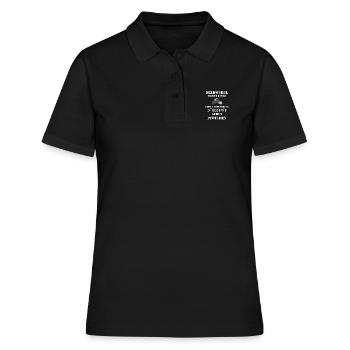 Feldwebel Bundeswehr Spruch Geschenk 1174 - Frauen Polo Shirt - Schwarz - Vorne - Ailine (174cm)