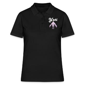 Yeti - Frauen Polo Shirt - Schwarz - Vorne - Ailine (174cm)