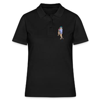 Meerkat Baseball Gant de baseball - Polo Femme - noir - Devant - Ailine (174cm)