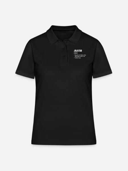 Drôle Jujutsu JuJitsu JuJitsu Définition BJJ - Polo Femme - noir