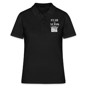 Alto Fear The Altos - Polo Femme - noir - Devant - Ailine (174cm)