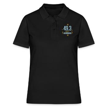 49.3 dans ta gueule - Polo Femme - noir - Devant - Ailine (174cm)