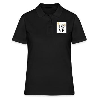 Love yourself - Women's Polo Shirt - black - Front - Ailine (174cm)