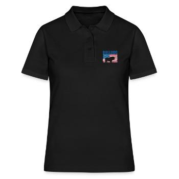 Bulldogge Hunderasse - Frauen Polo Shirt - Schwarz - Vorne - Ailine (174cm)