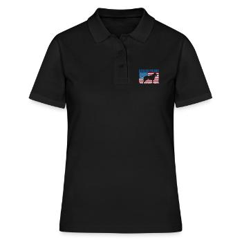Berger de Picardie - Berger Picard - Frauen Polo Shirt - Schwarz - Vorne - Ailine (174cm)