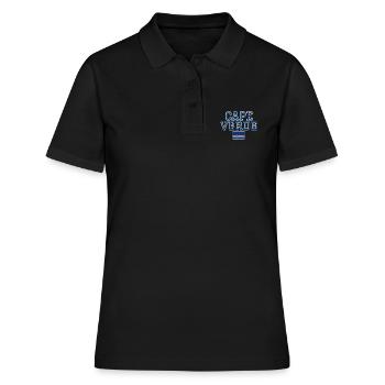 Cap-Vert - Polo Femme - noir - Devant - Ailine (174cm)