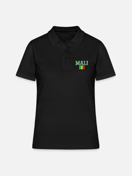 Mali - Polo Femme - noir
