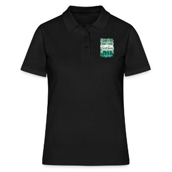 Einzigartig seit 1957 - Frauen Polo Shirt - Schwarz - Vorne - Ailine (174cm)